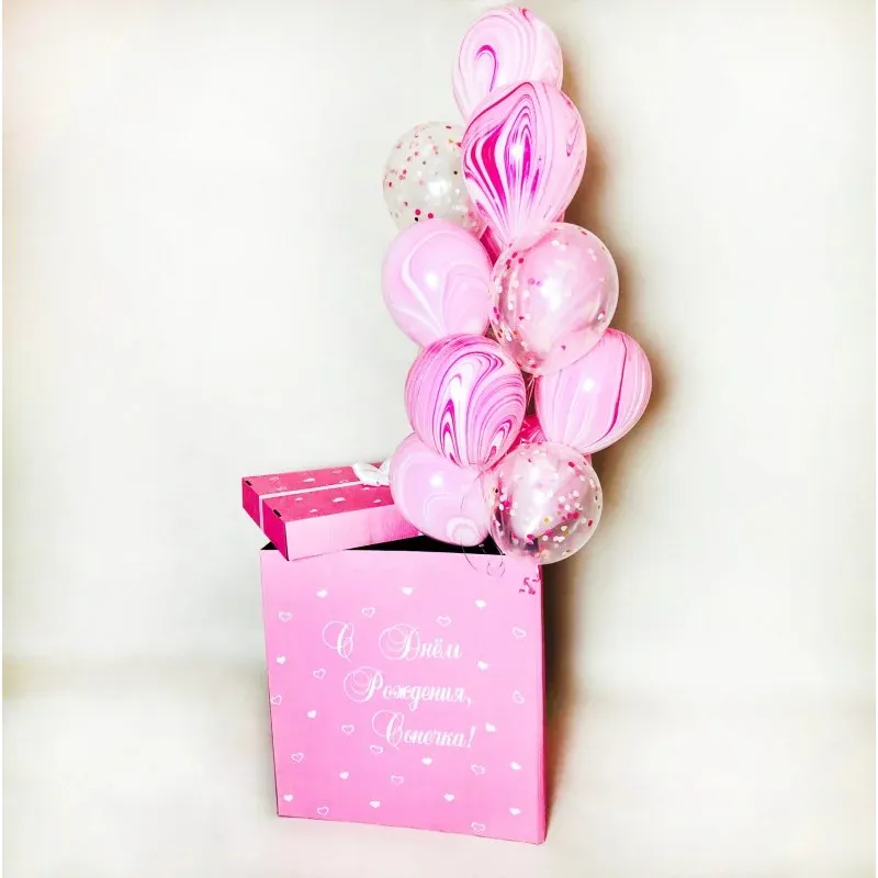 Коробки с шарами