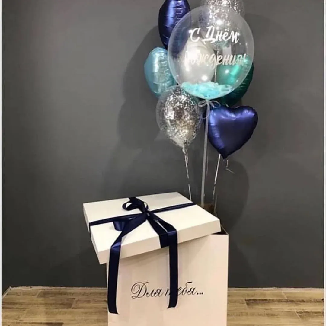 Коробки с шарами