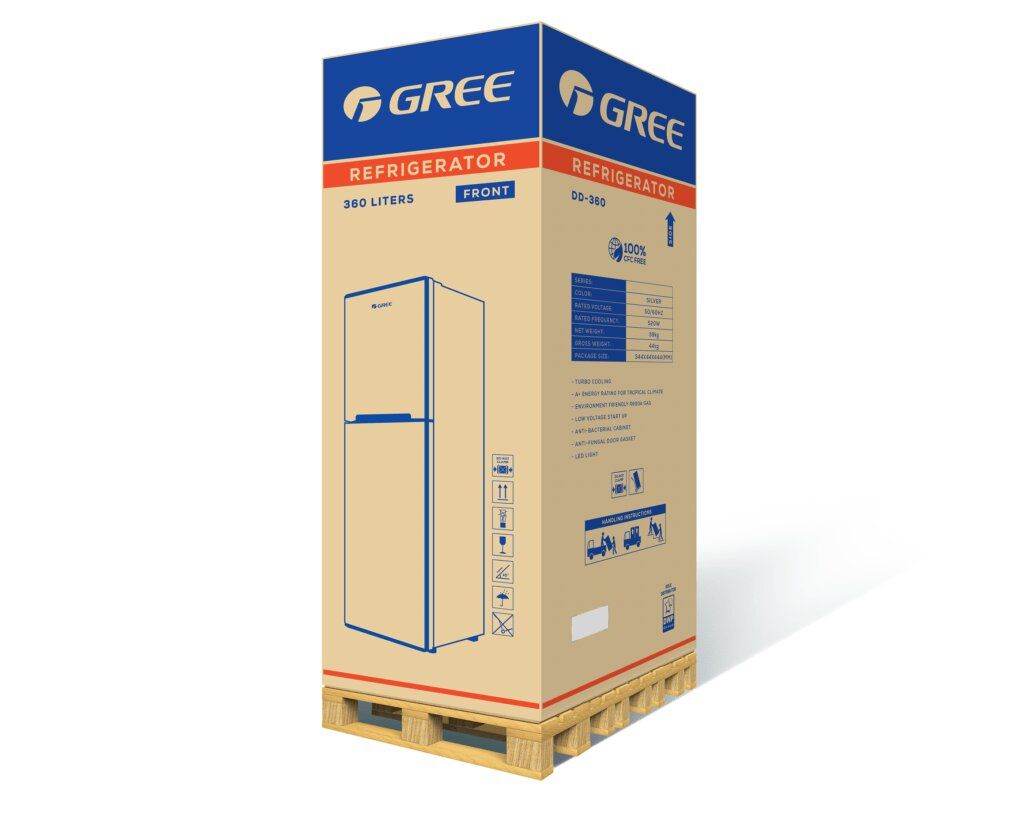 Гофрокартонная упаковка для холодильника