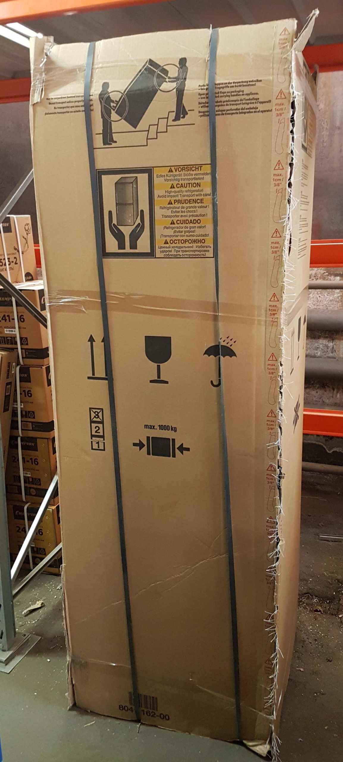 Гофрокартонная упаковка для холодильника