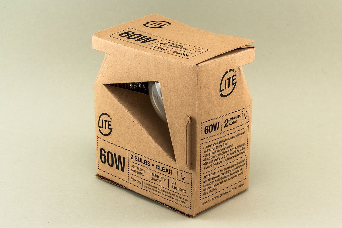 Картонные коробки для ламп
