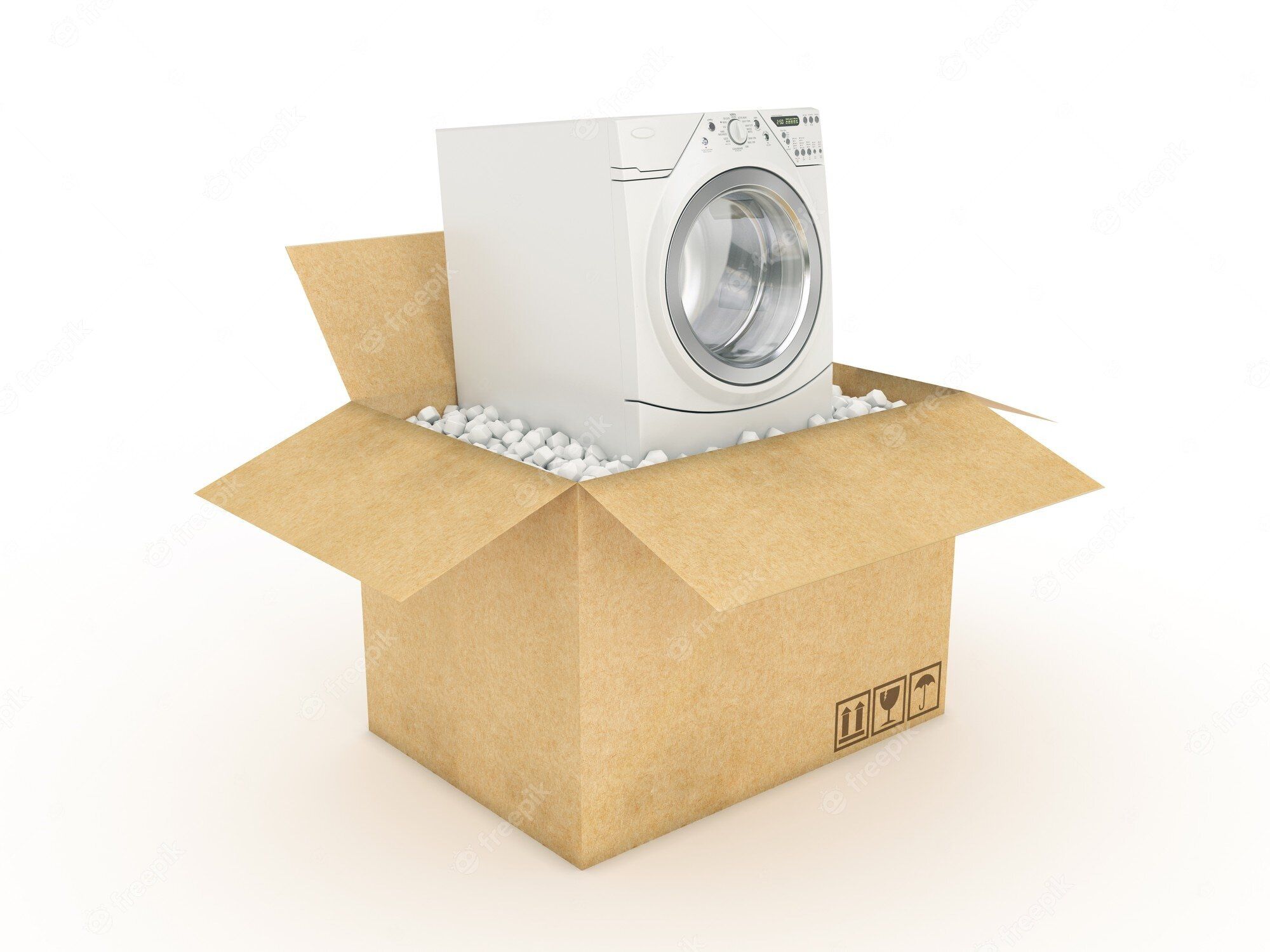 Картонные коробки для стиральных машин