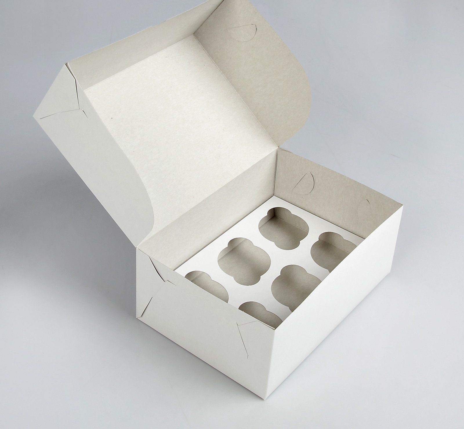 Картонные коробки на 6 капкейков