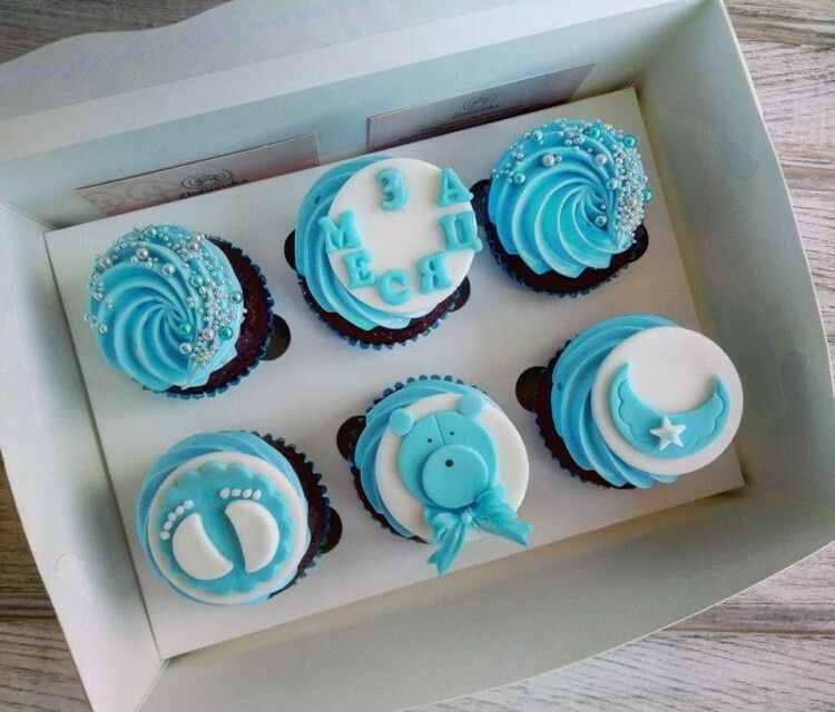 Картонные коробки на 6 капкейков