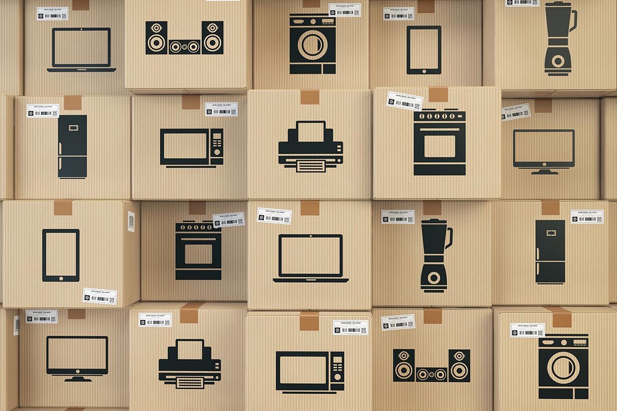 Коробки для бытовой техники
