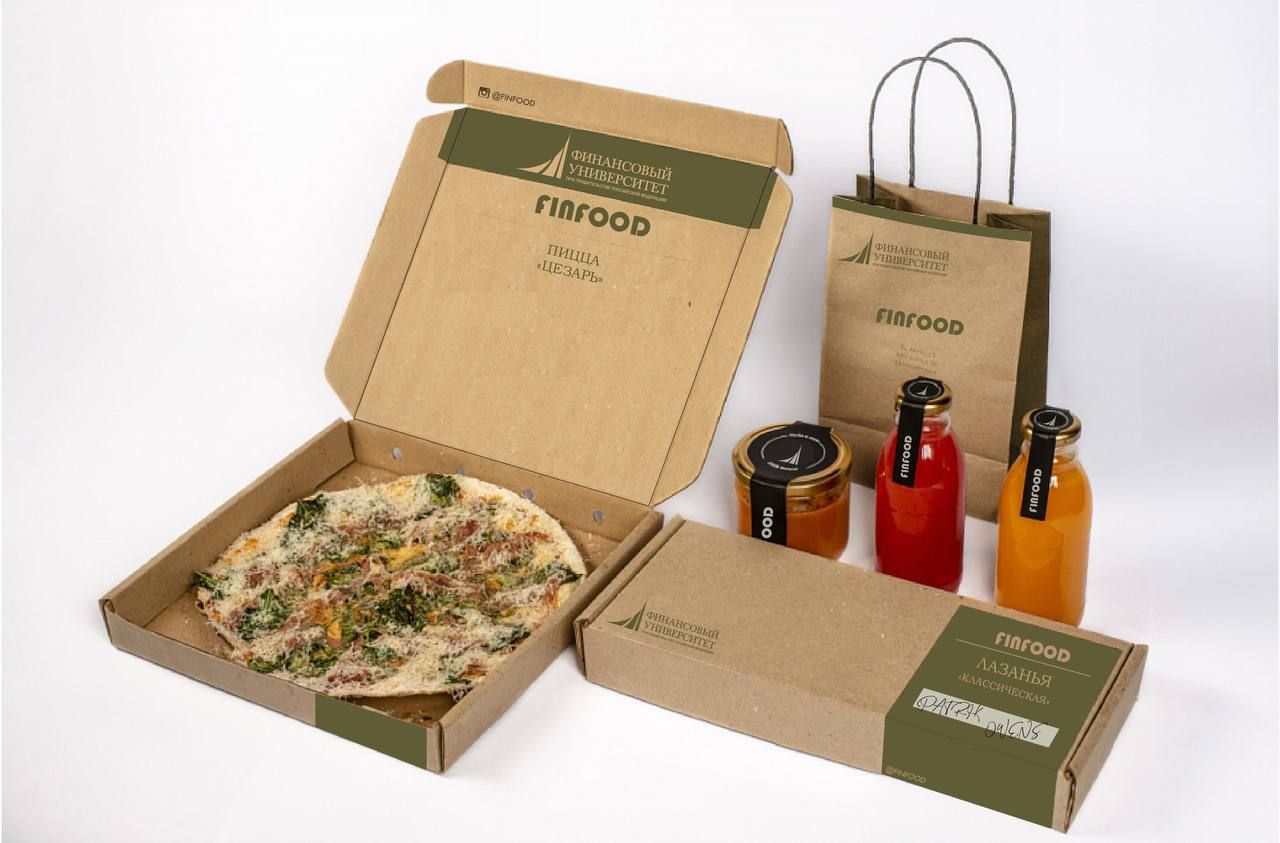 Коробки для доставки еды