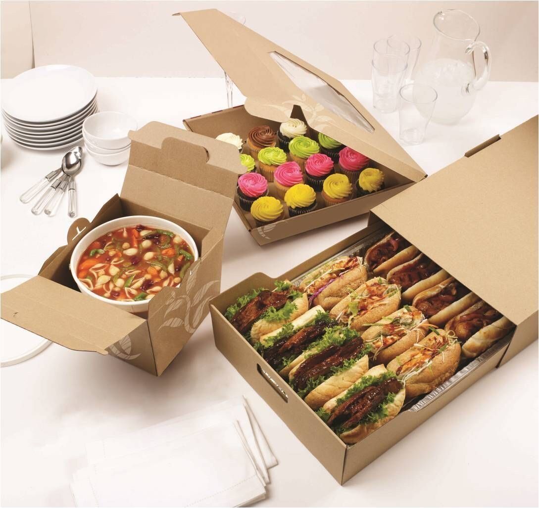 Коробки для доставки еды