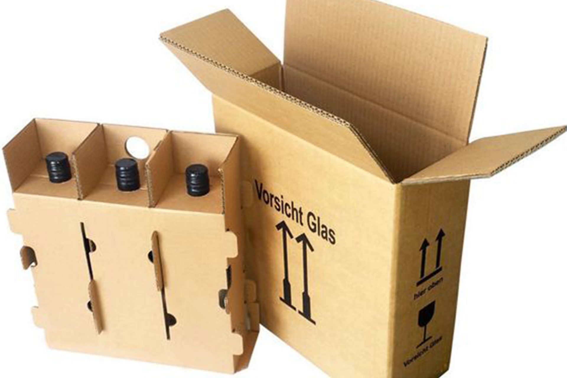 Коробки под бутылки