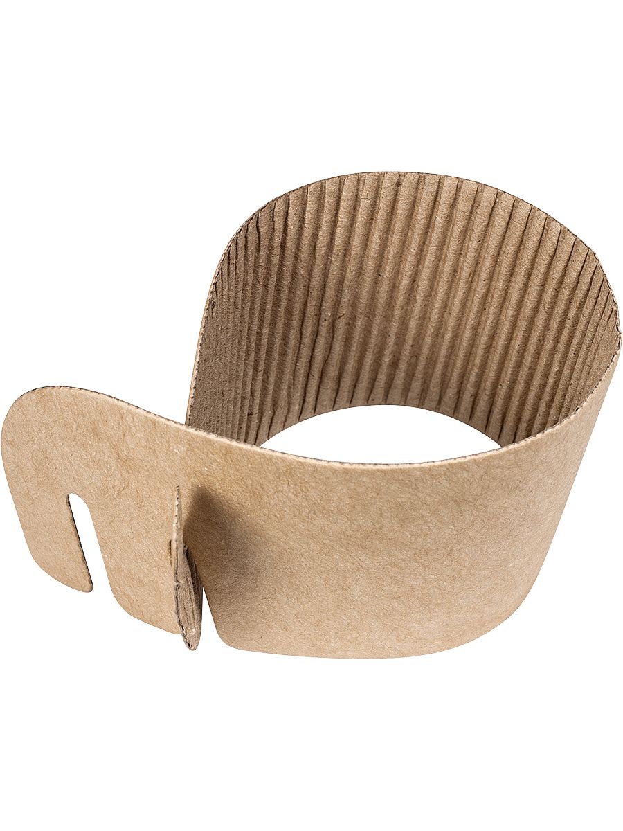 Крафтовые манжеты для стаканов