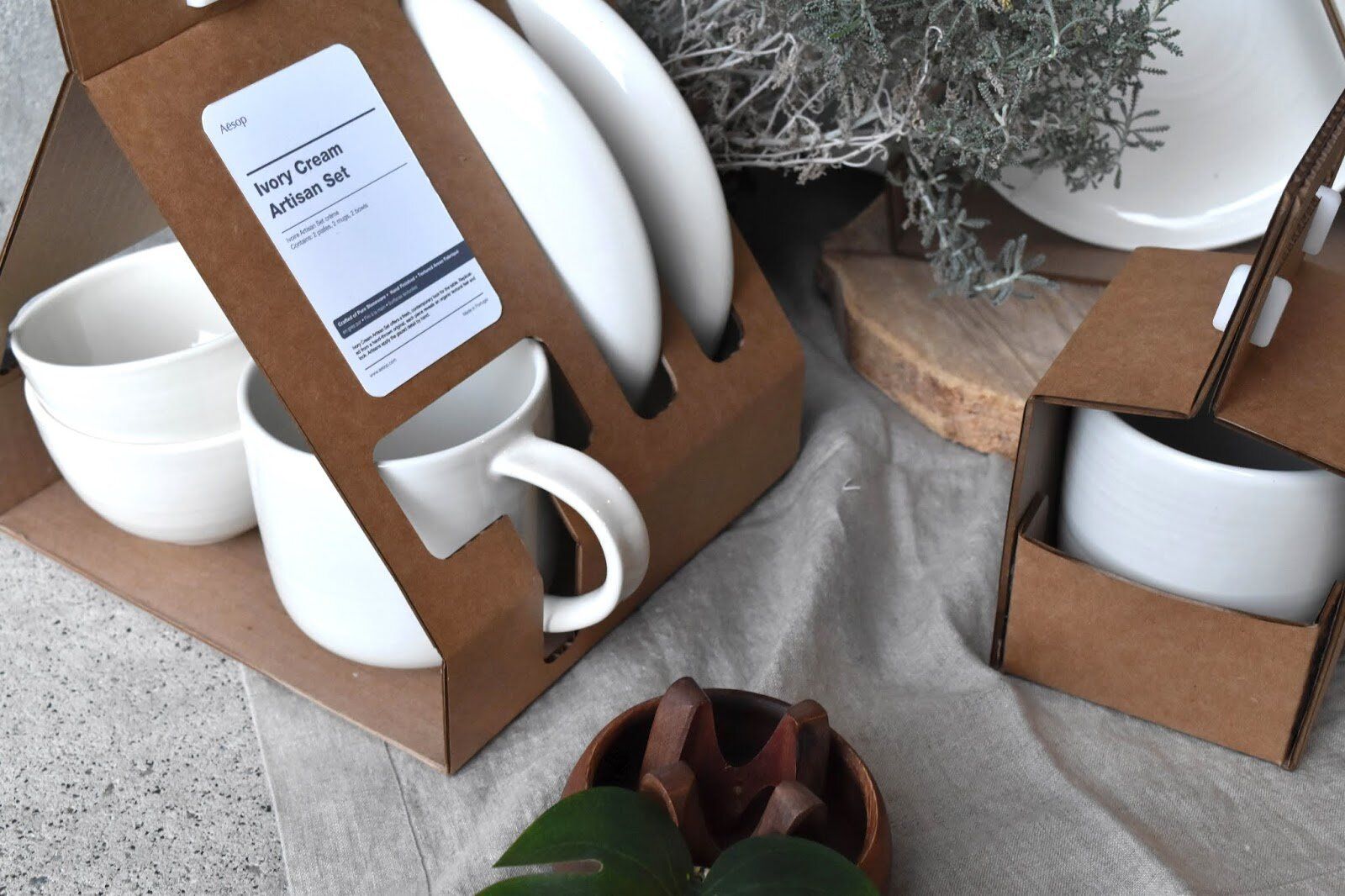 Крафтовые вкладыши для посуды