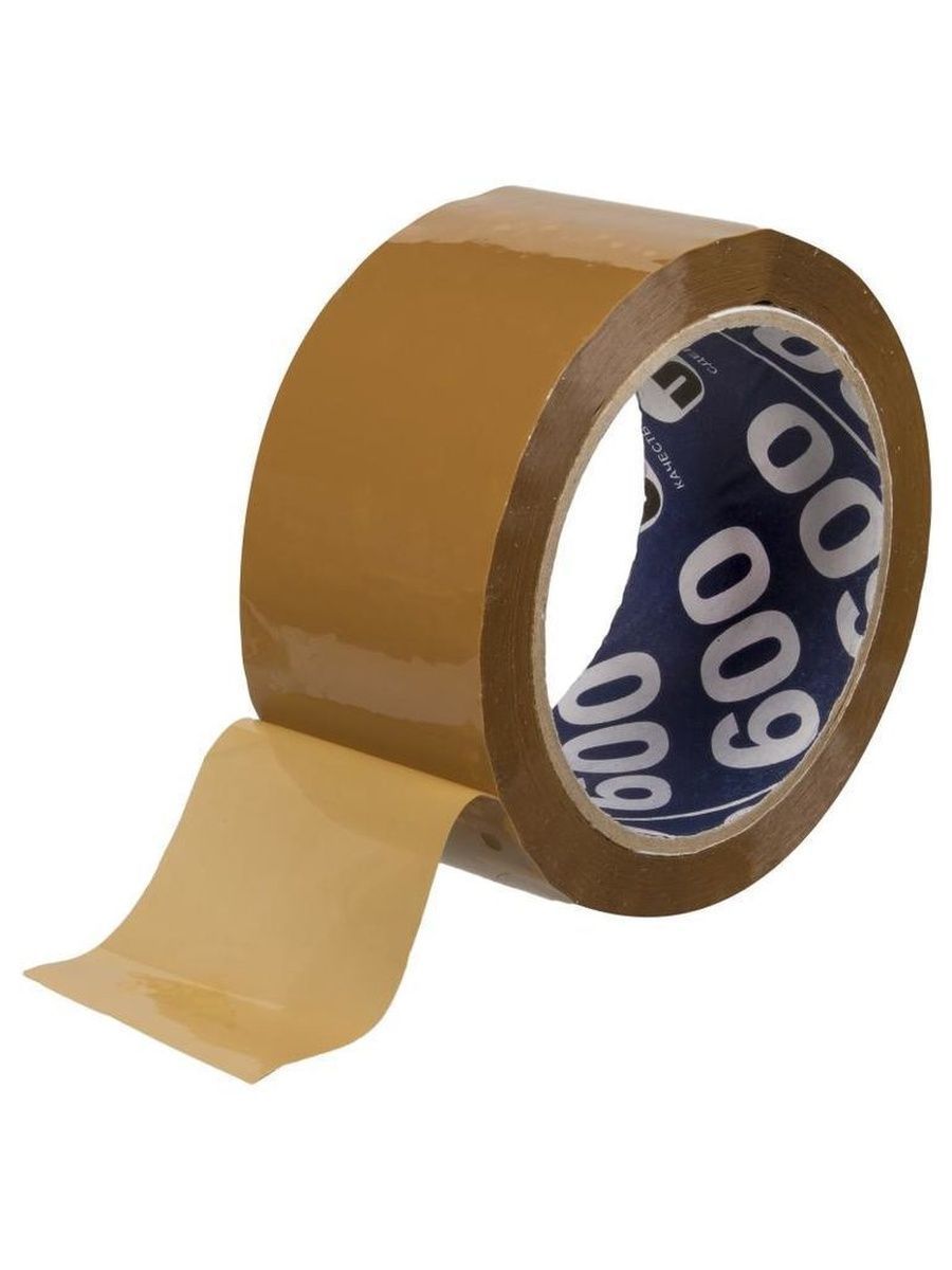 Печать на коричневом скотче