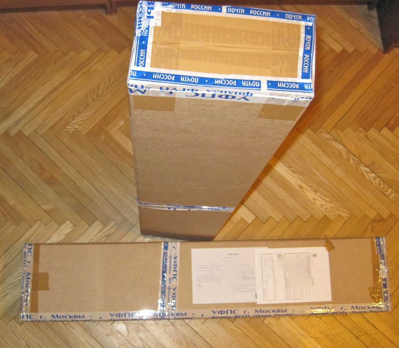 Картонная упаковка для лыж