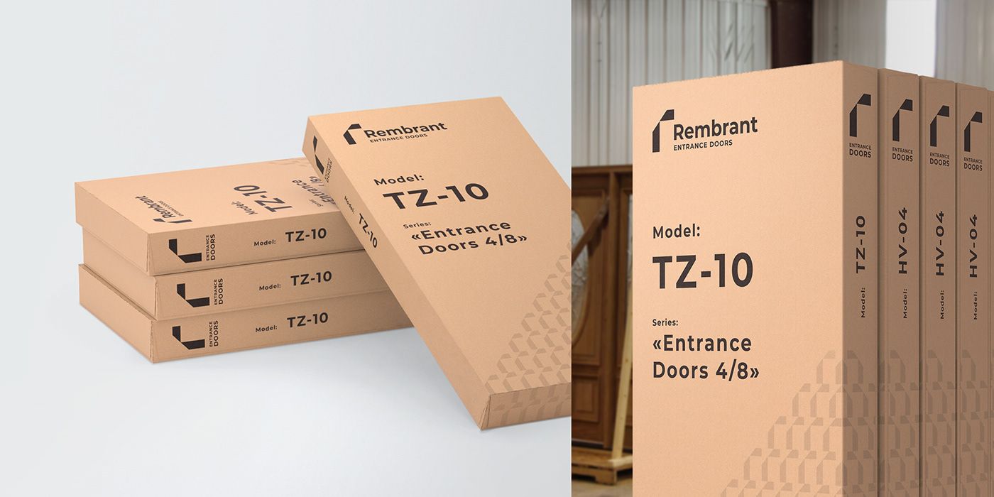 Картонные коробки для дверных полотен