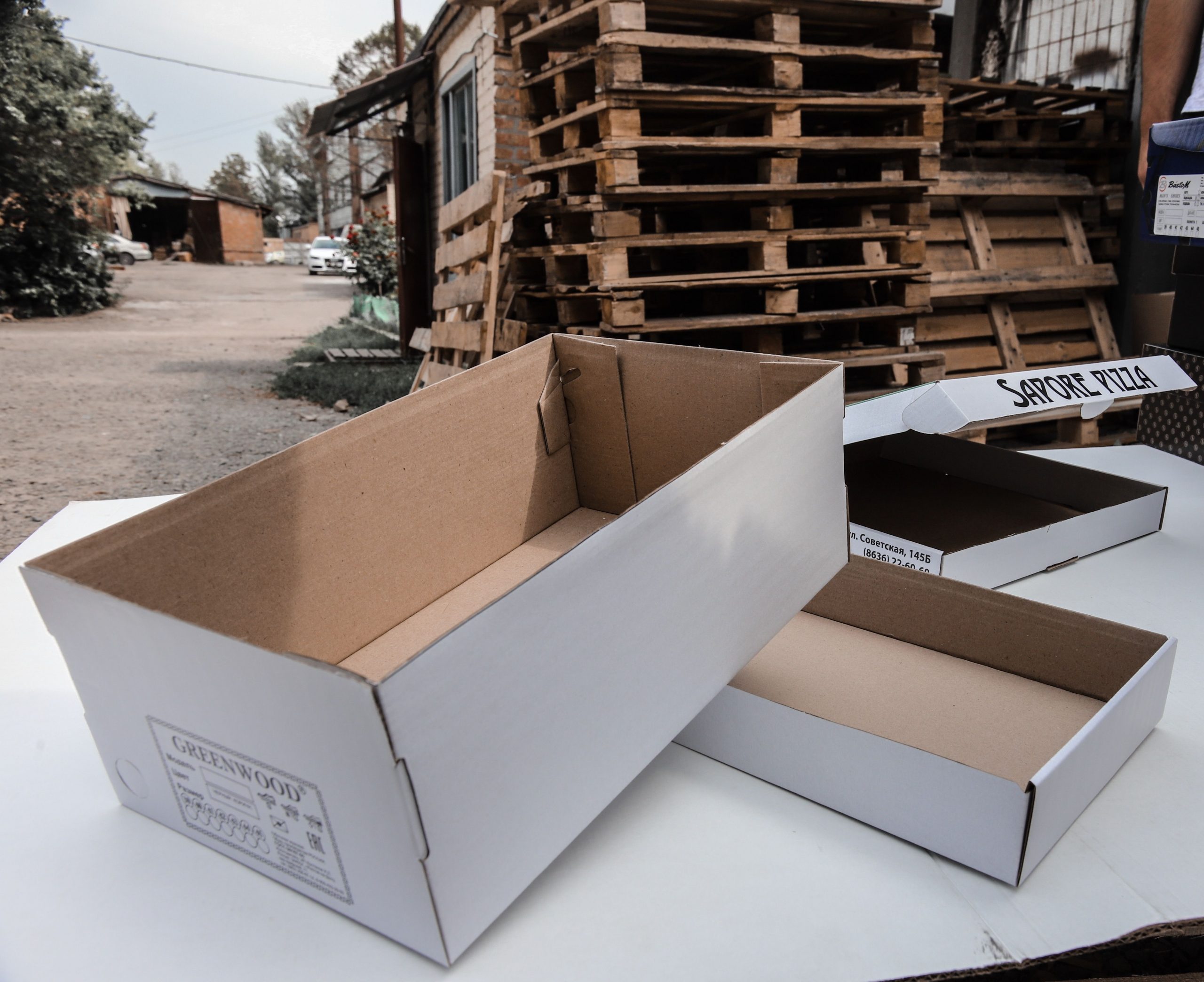 Картонные коробки для теплиц