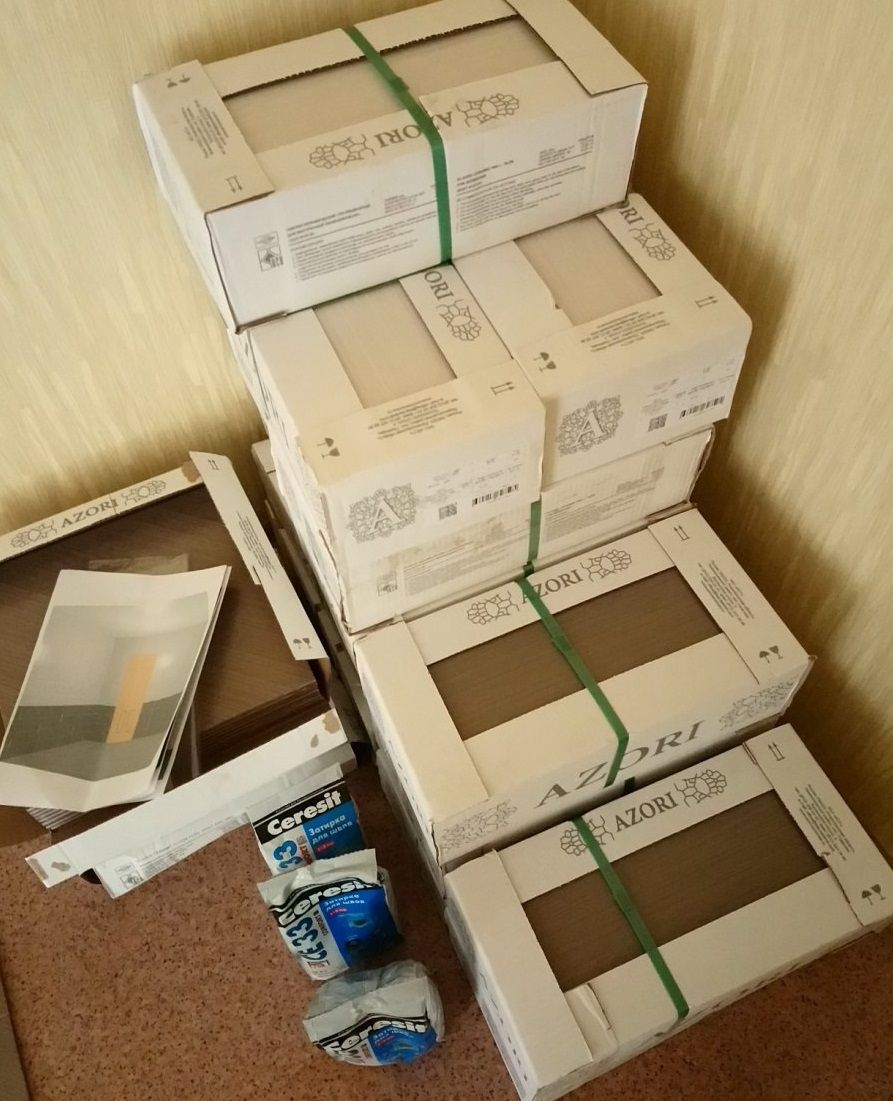 Картонные коробки под керамическую плитку