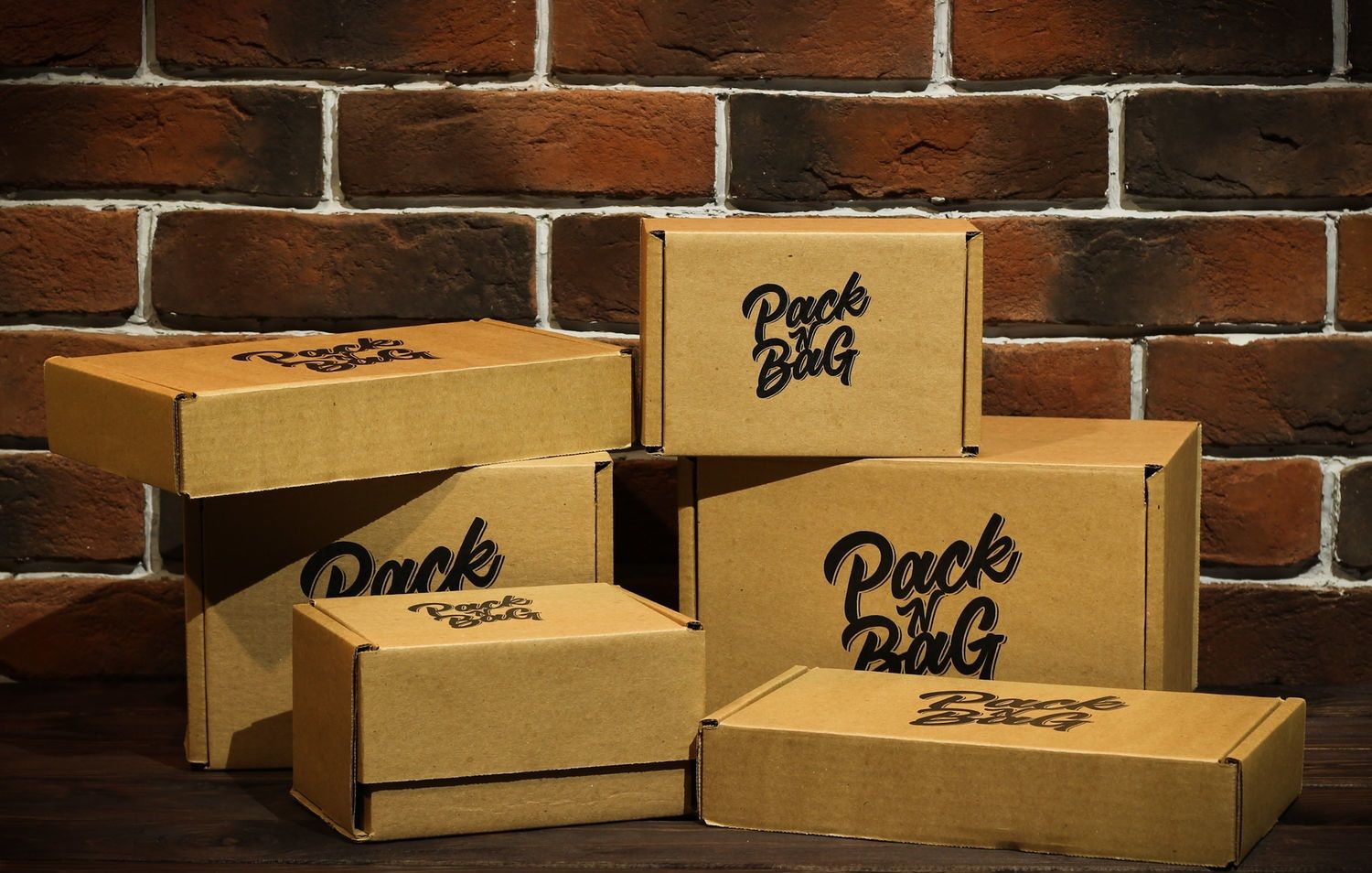 Картонные коробки с логотипом