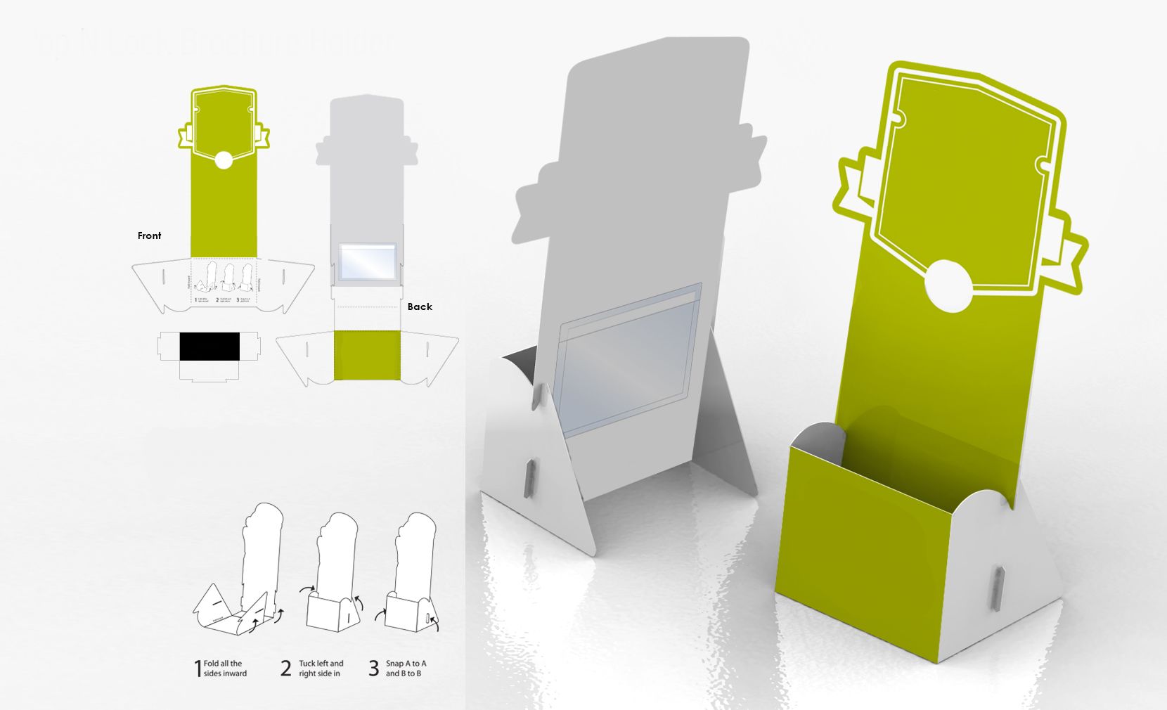 Коробки диспенсеры для листовок