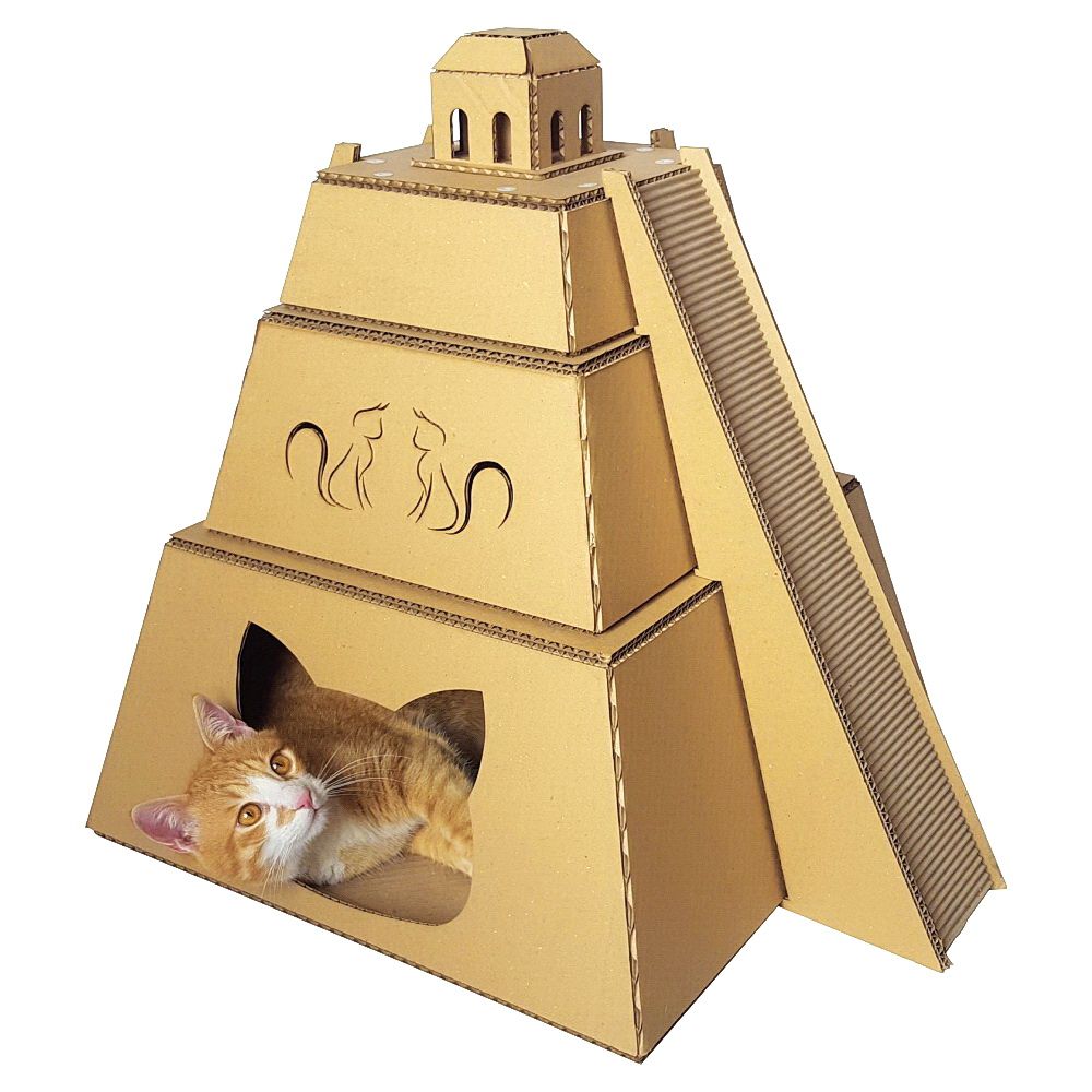 Картонные домики для животных