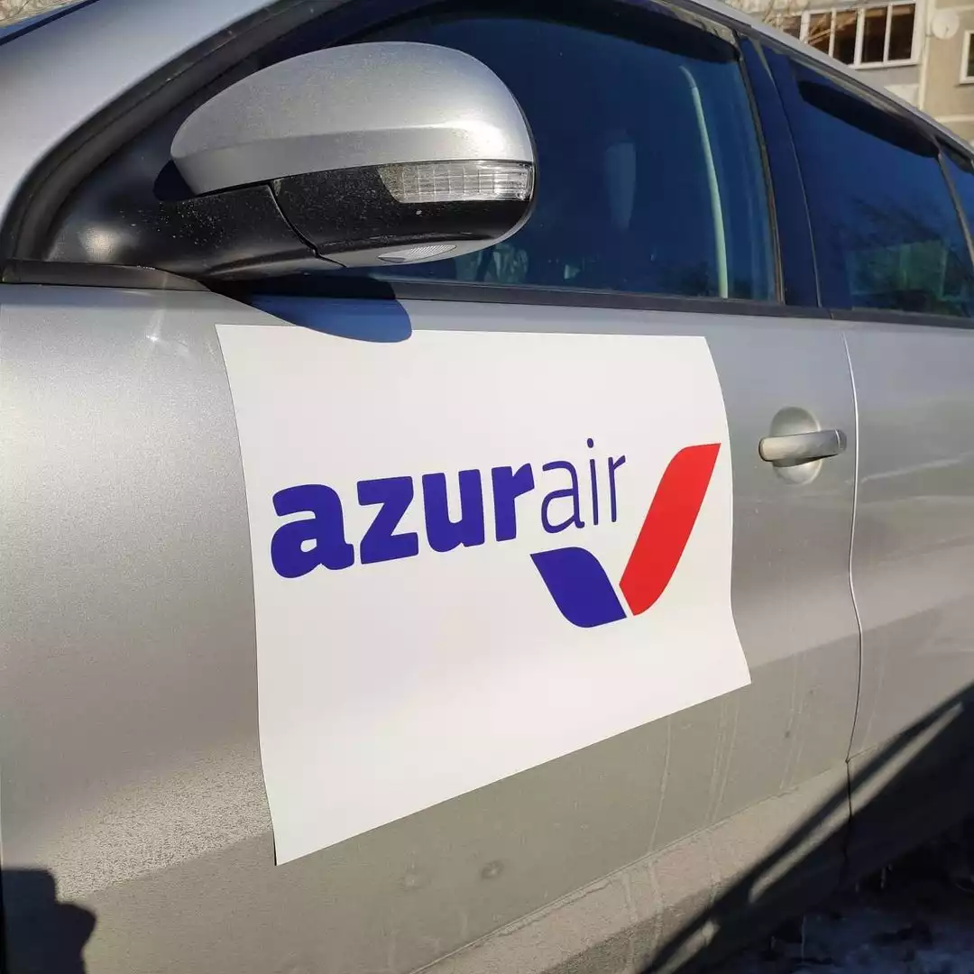 Изготовление магнитных наклеек