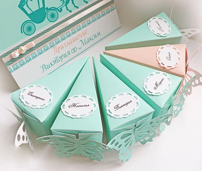 Картонные бонбоньерки