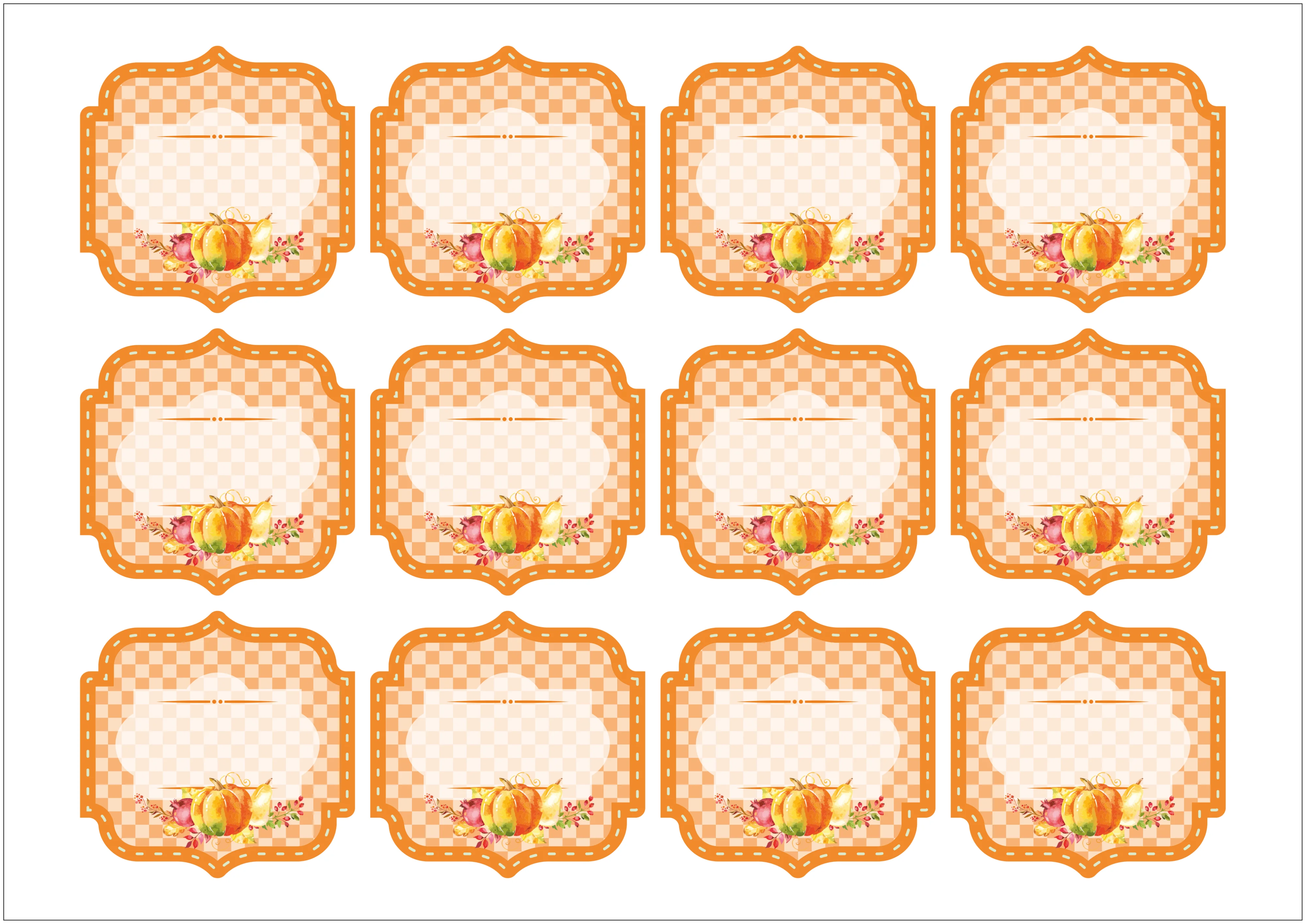 Печать наклеек на банки с заготовками