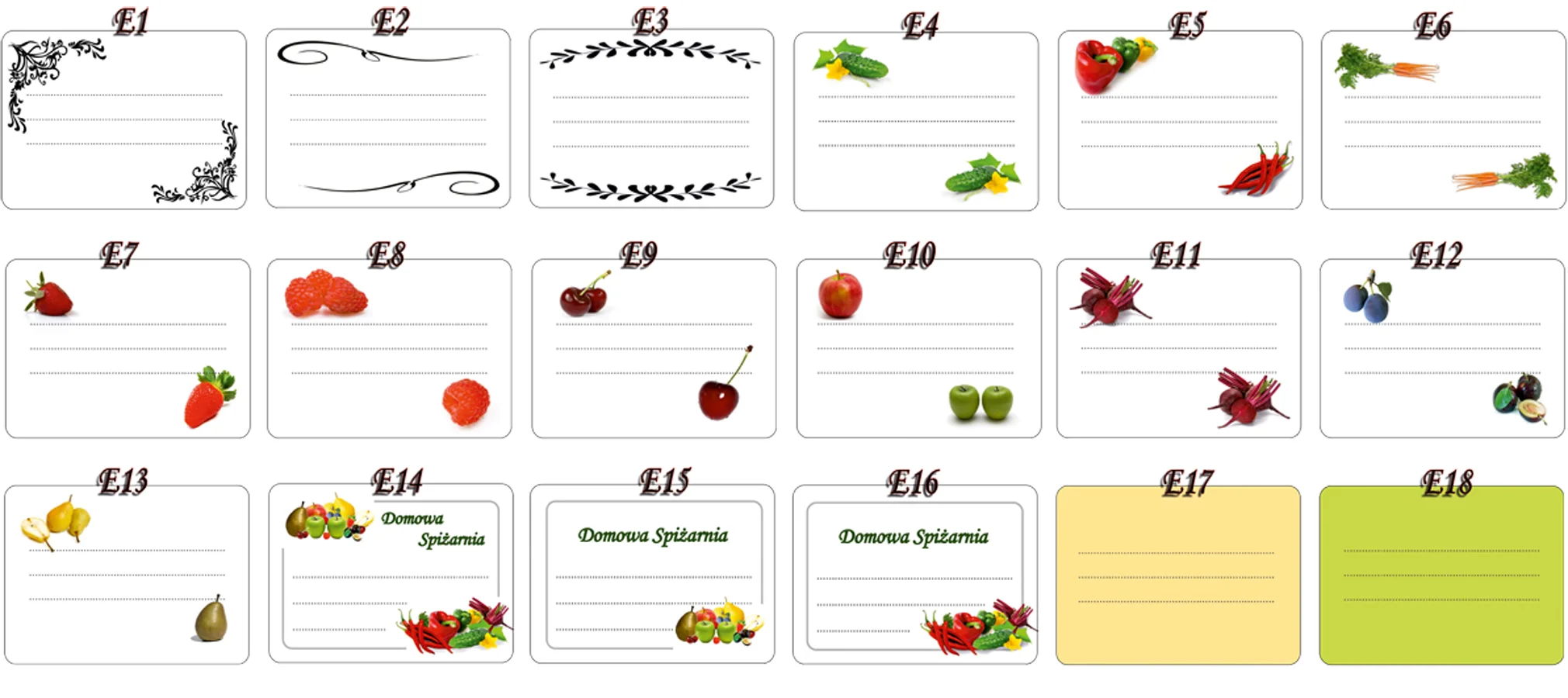Печать наклеек на банки с заготовками