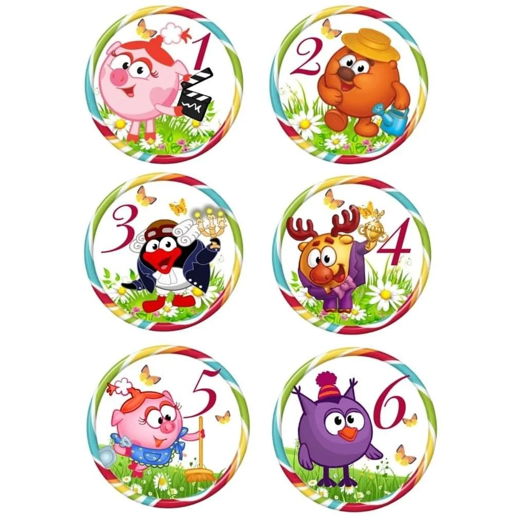 Печать наклеек на шкафчики в детском саду