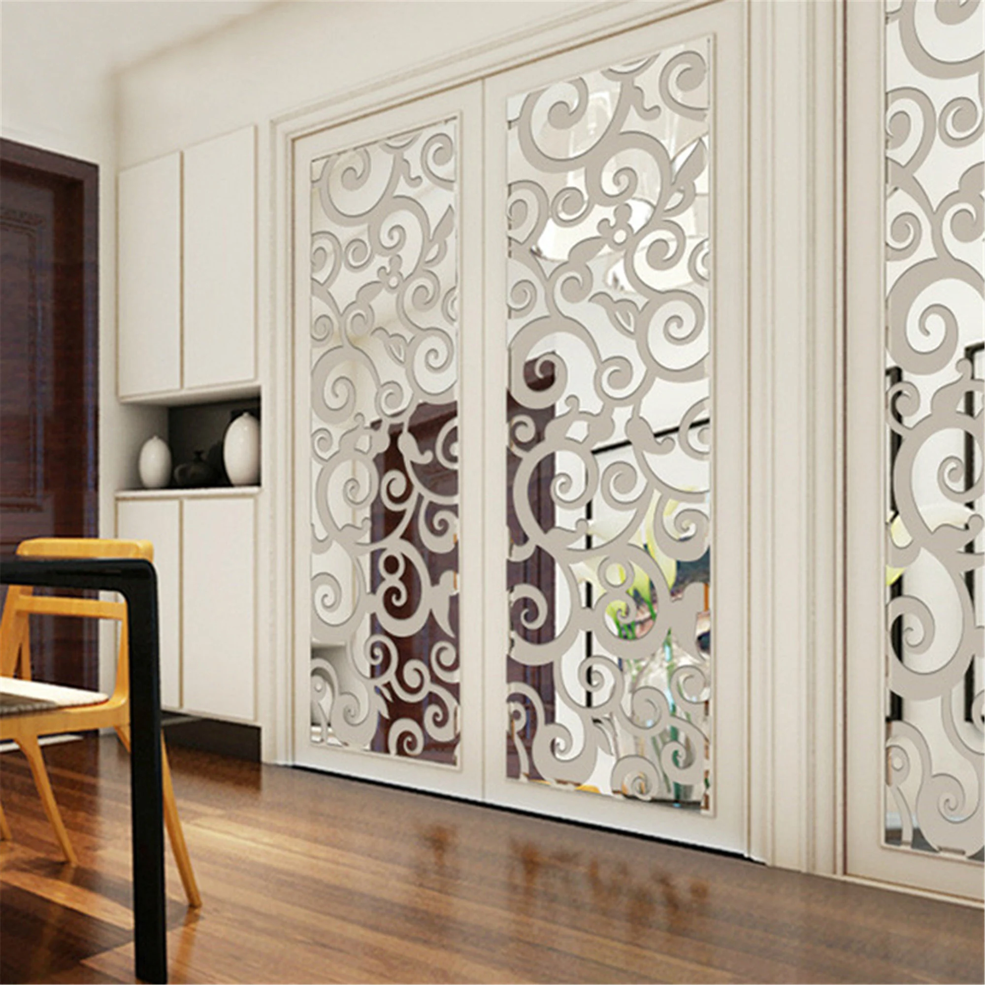 Печать наклеек на зеркало