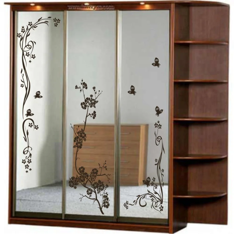 Печать наклеек на зеркало