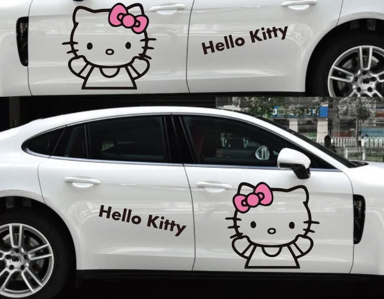 Печать наклеек ребенок в машине