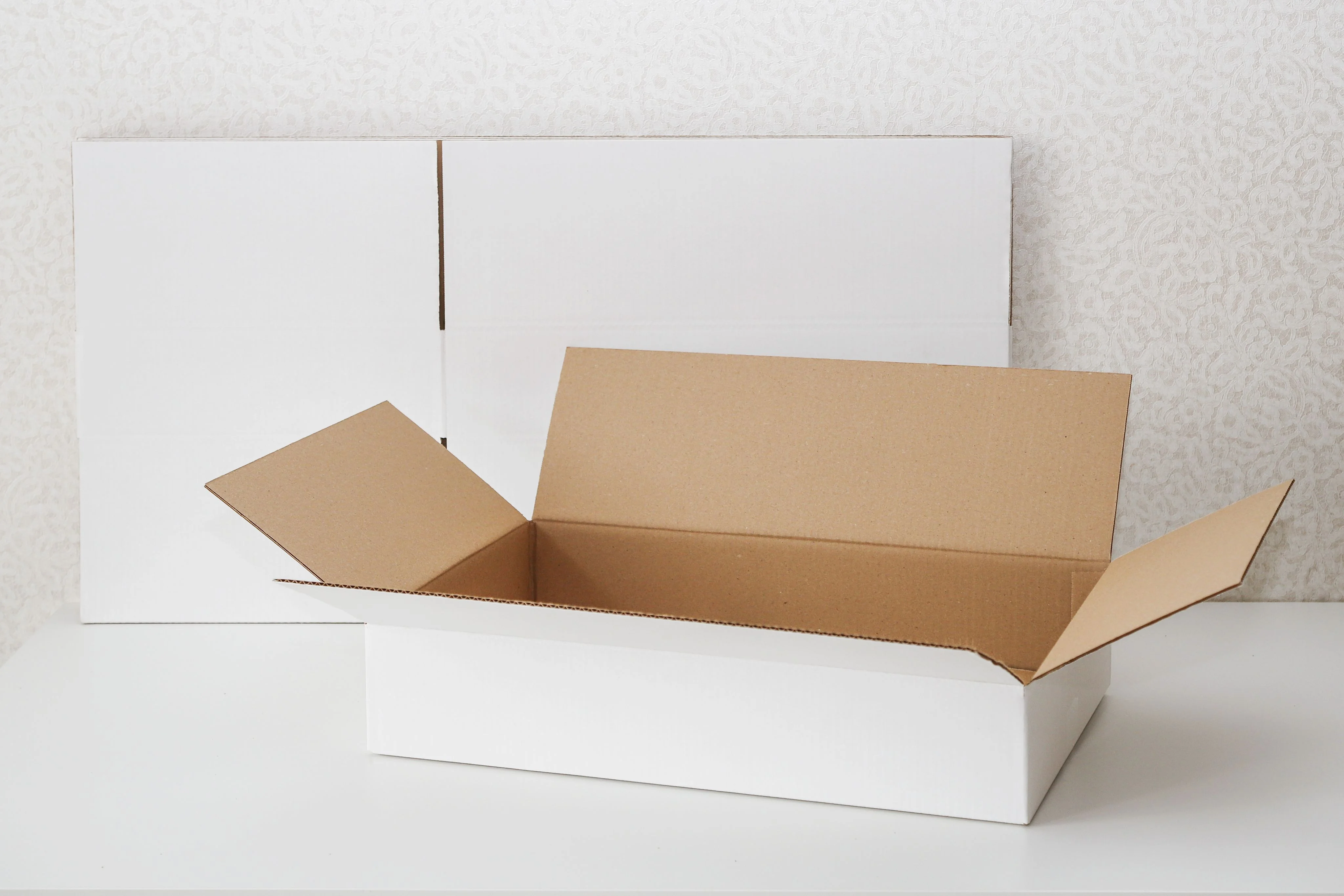 Плоские коробки из картона