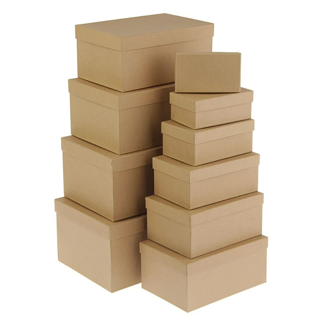Прямоугольные картонные коробки