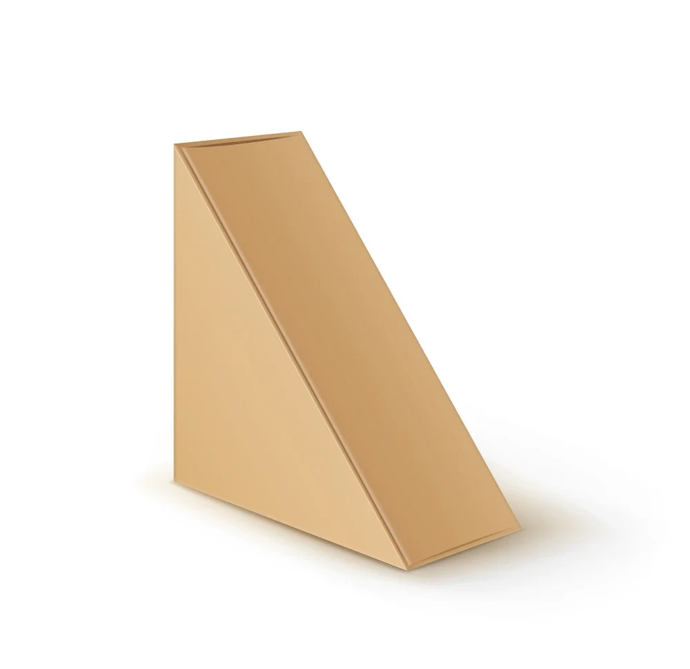 Треугольные картонные коробки