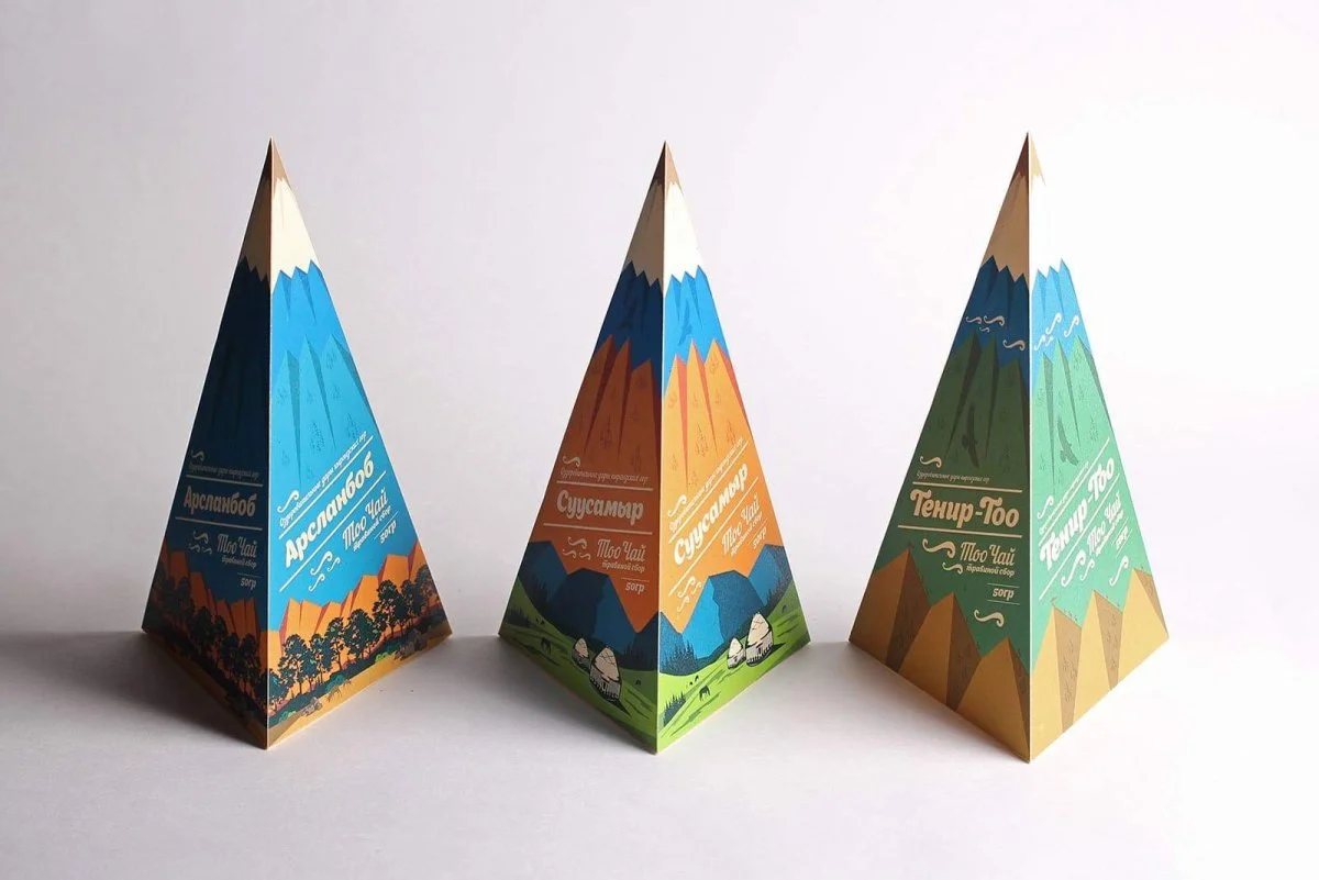 Треугольные картонные коробки
