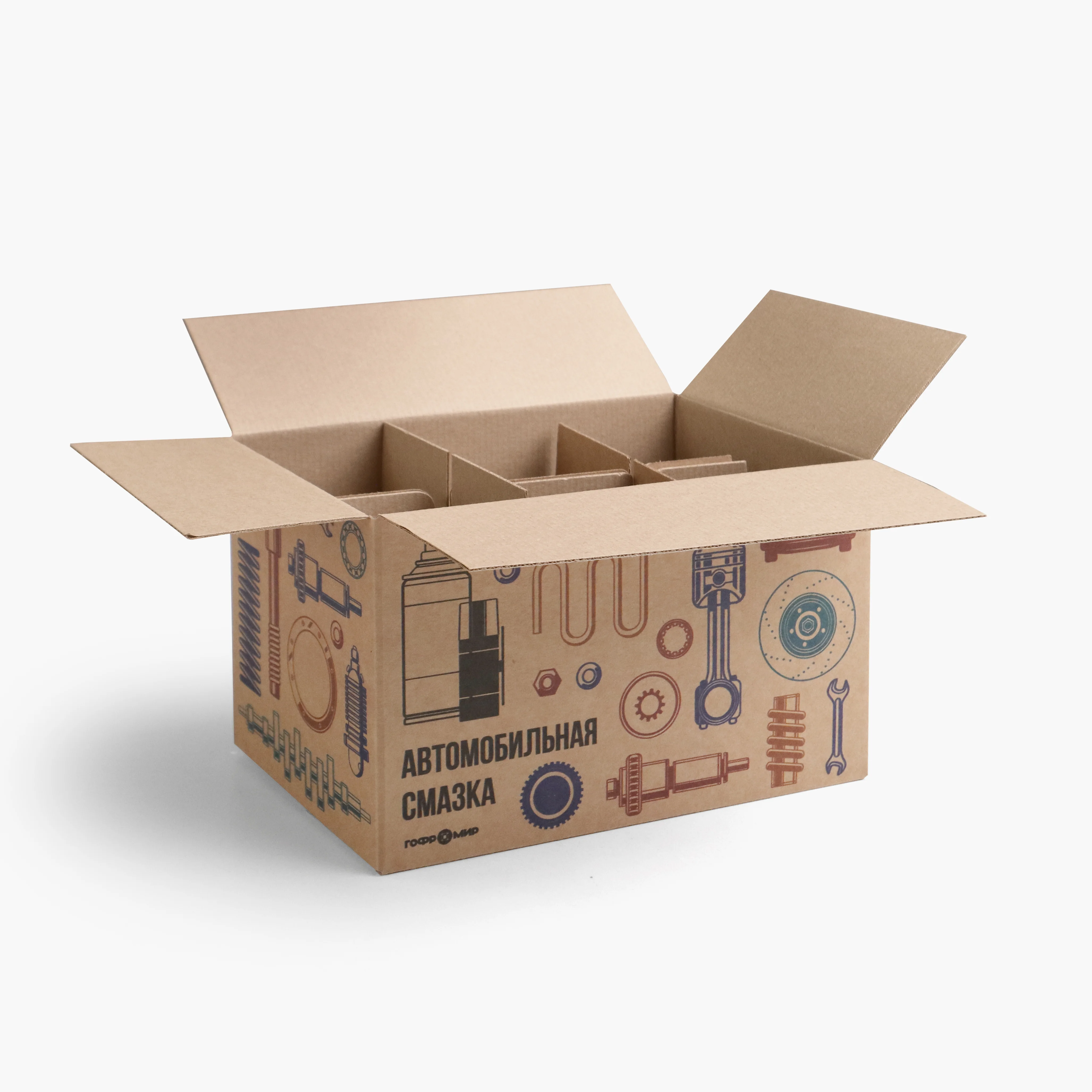 Упаковка с ложементом из картона