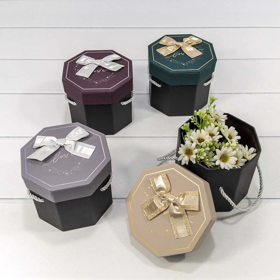 Восьмиугольные коробки