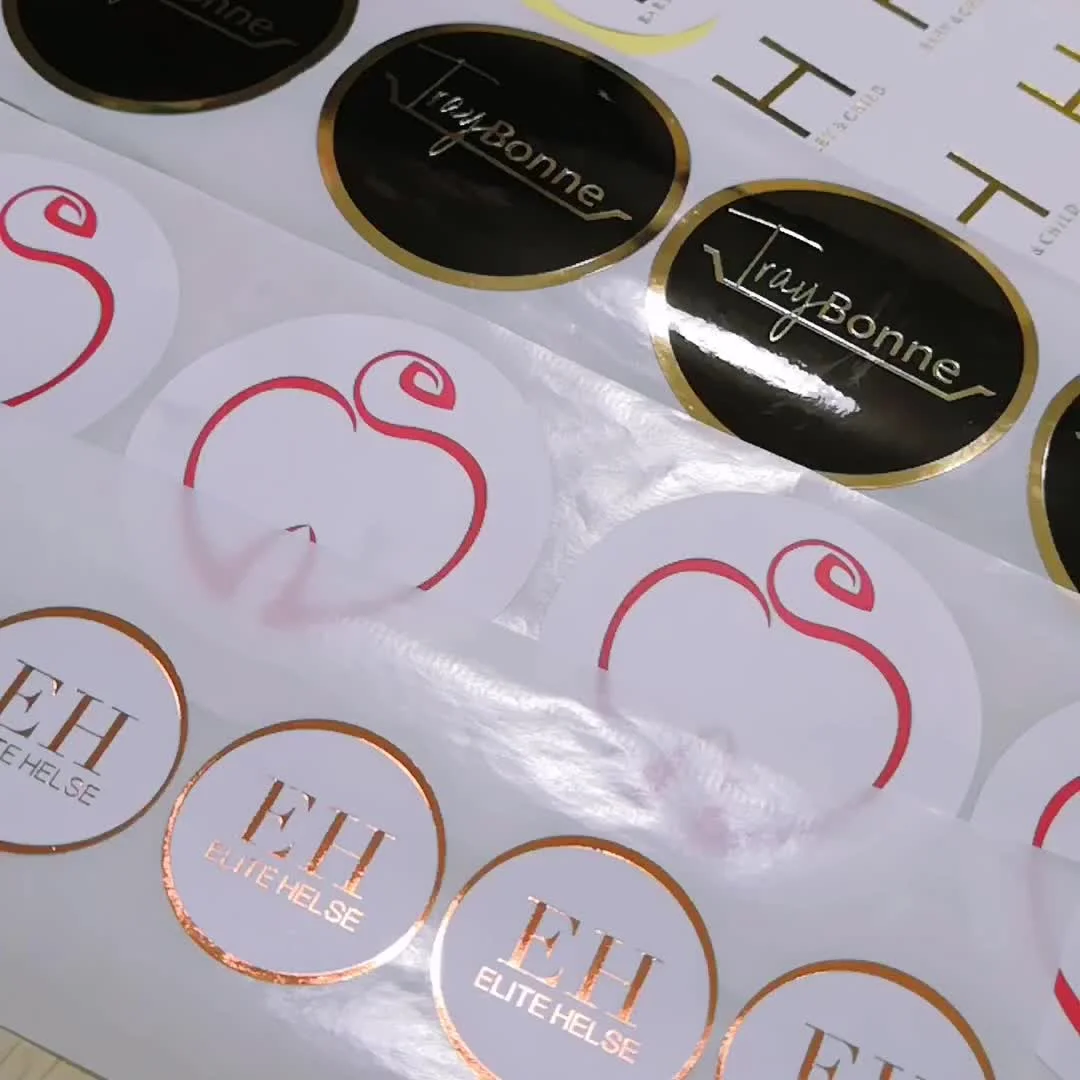 Печать бесцветных наклеек