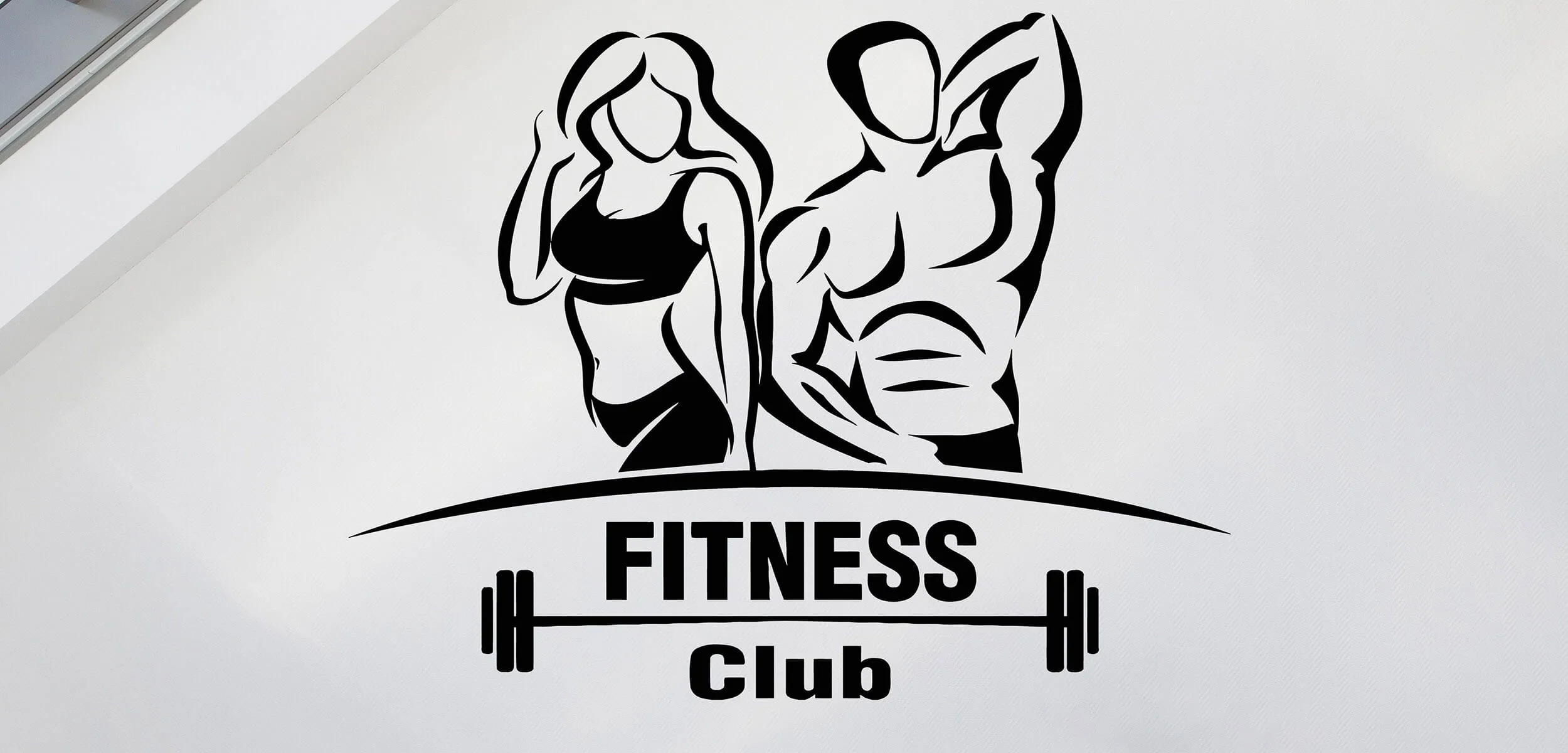 Печать больших наклеек на стену