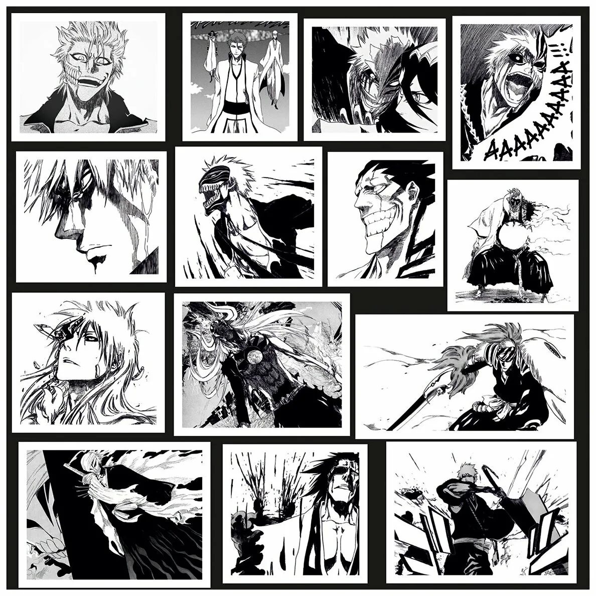 Печать черно-белых наклеек для тетрадей