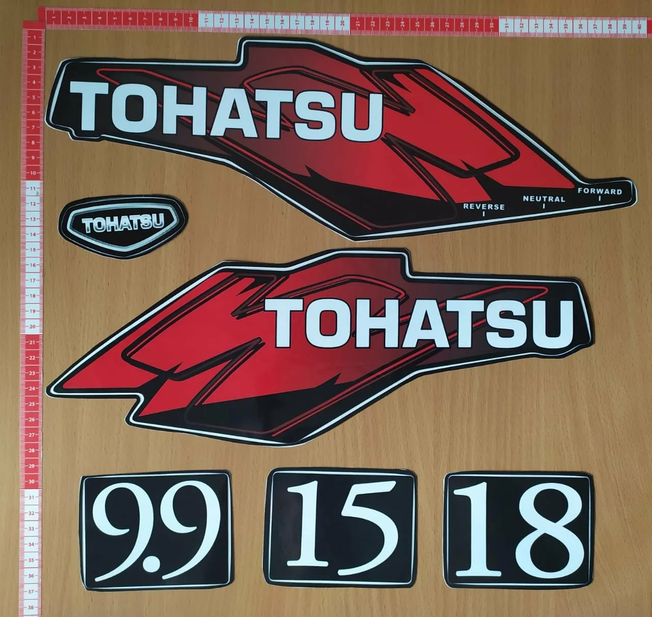 Печать наклеек на мотор