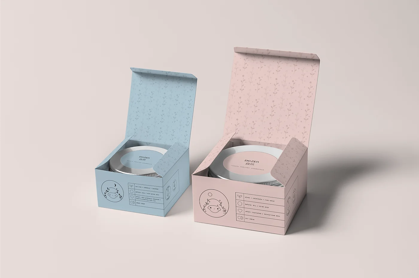 Коробки для косметической пудры