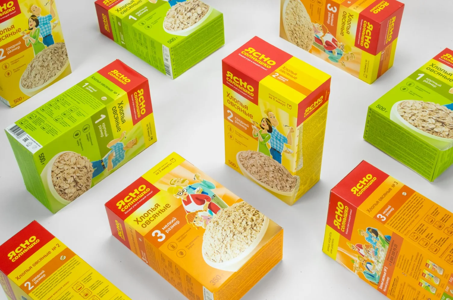 Коробки для овсяной каши