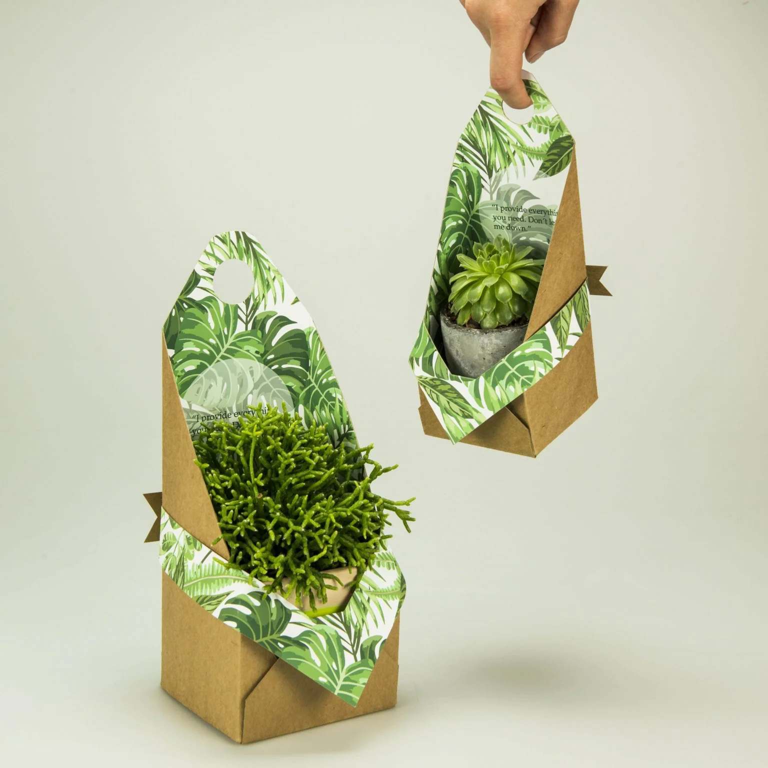 Упаковка для образцов цветов