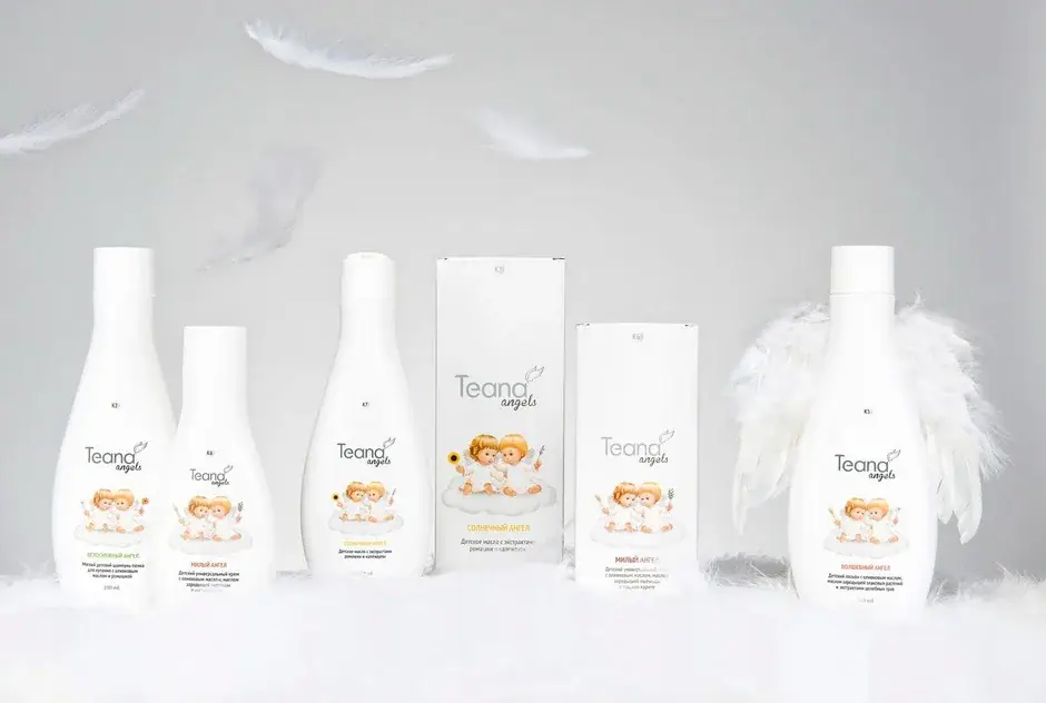 Упаковка для косметики с ангелами