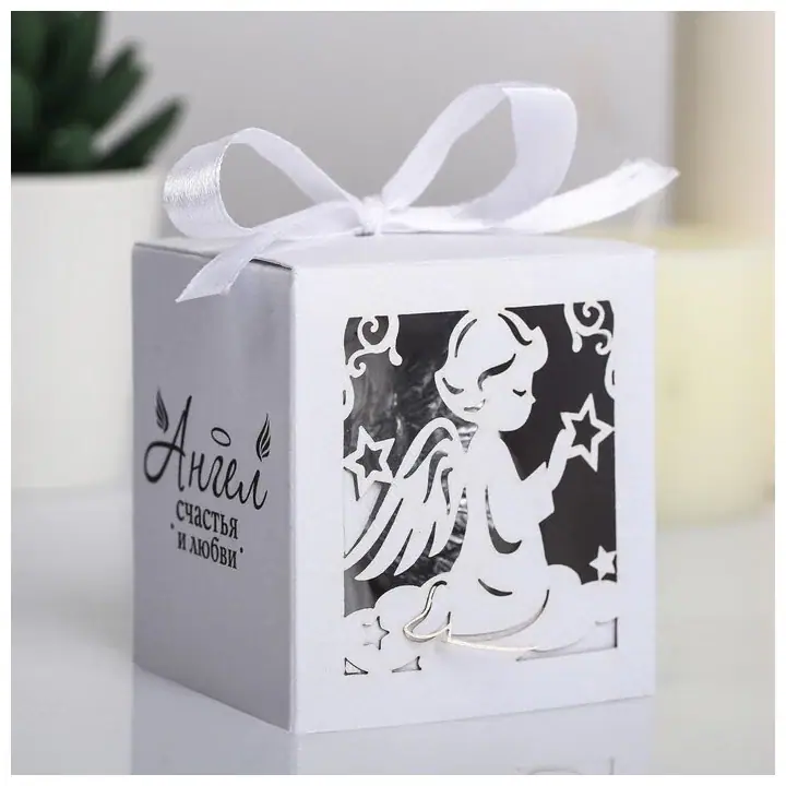 Упаковка для косметики с ангелами