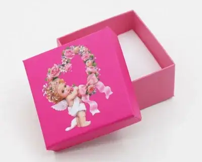Упаковка для косметики с ангелами