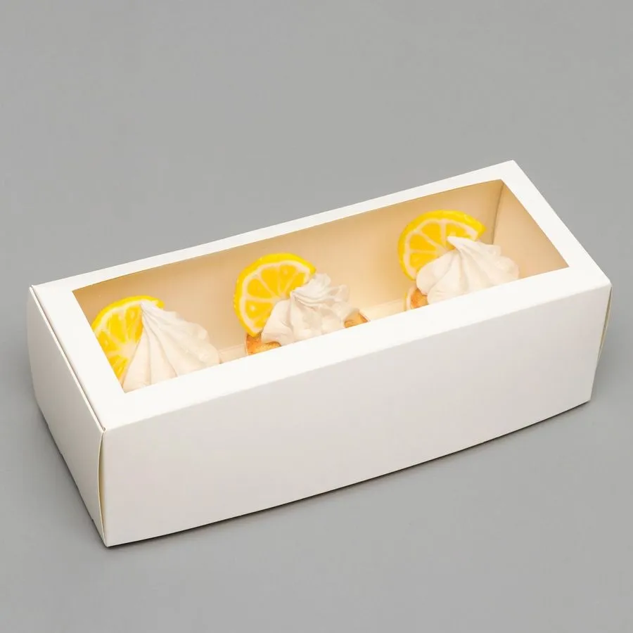 Белая упаковка для конфет