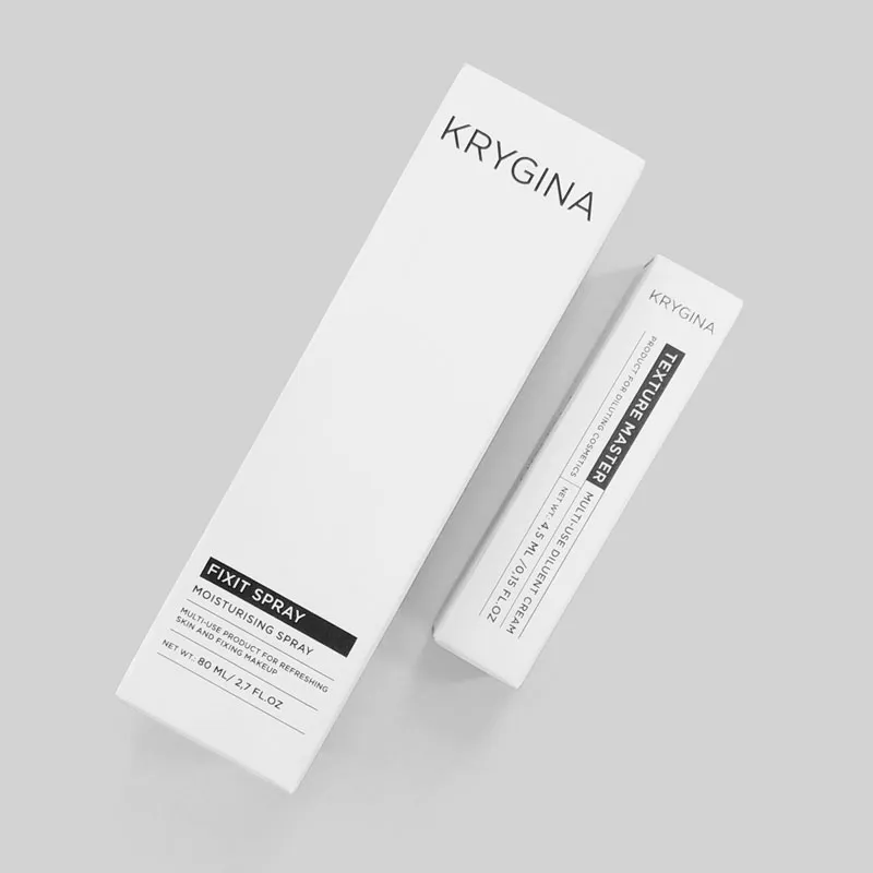 Белая упаковка для косметики