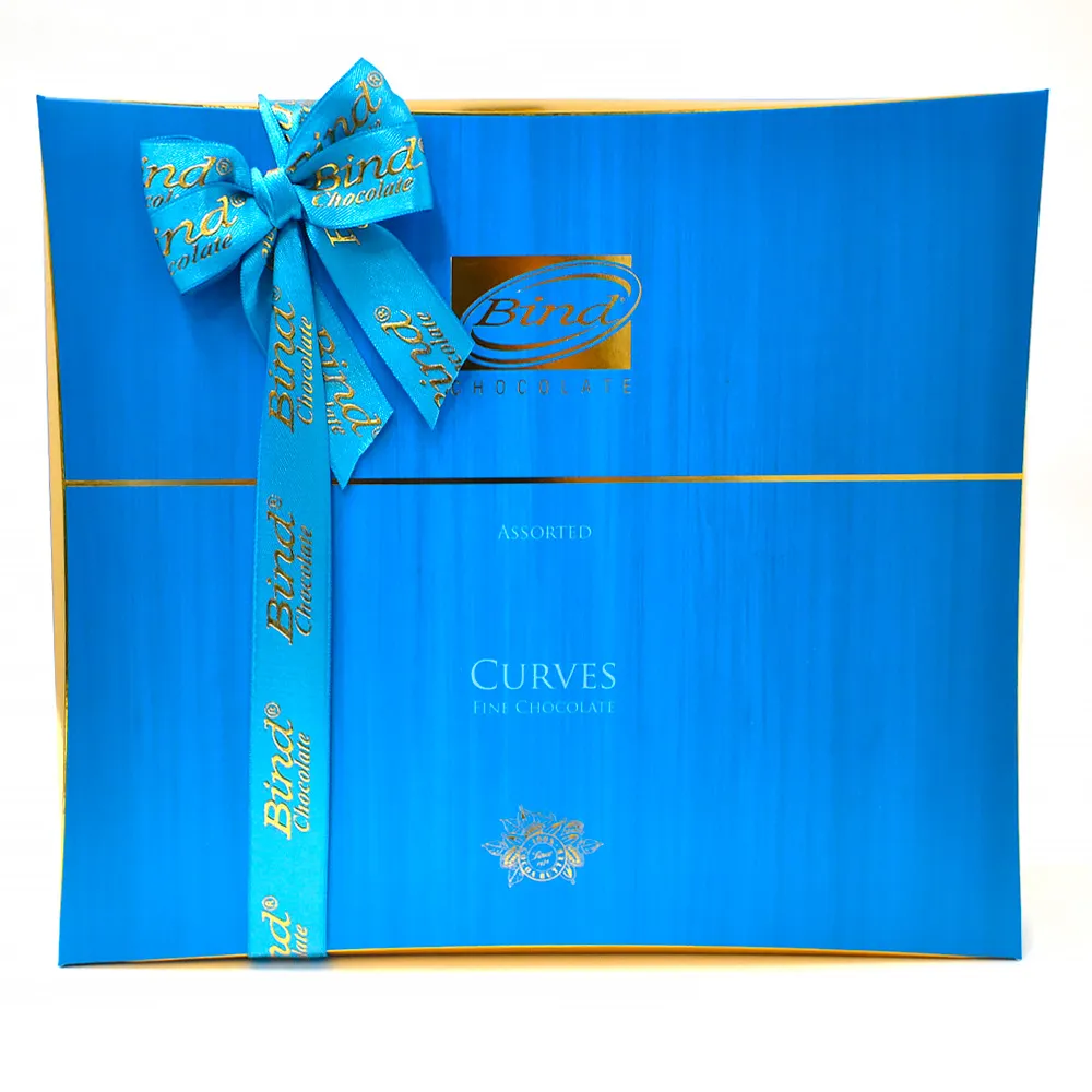 Голубая упаковка для конфет