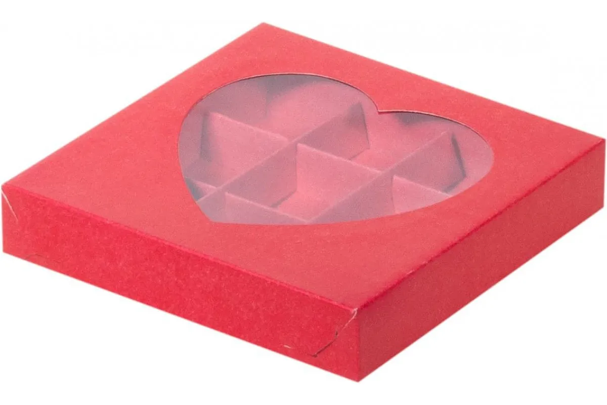 Красная упаковка для конфет